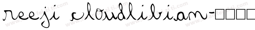reeji cloudlibian字体转换